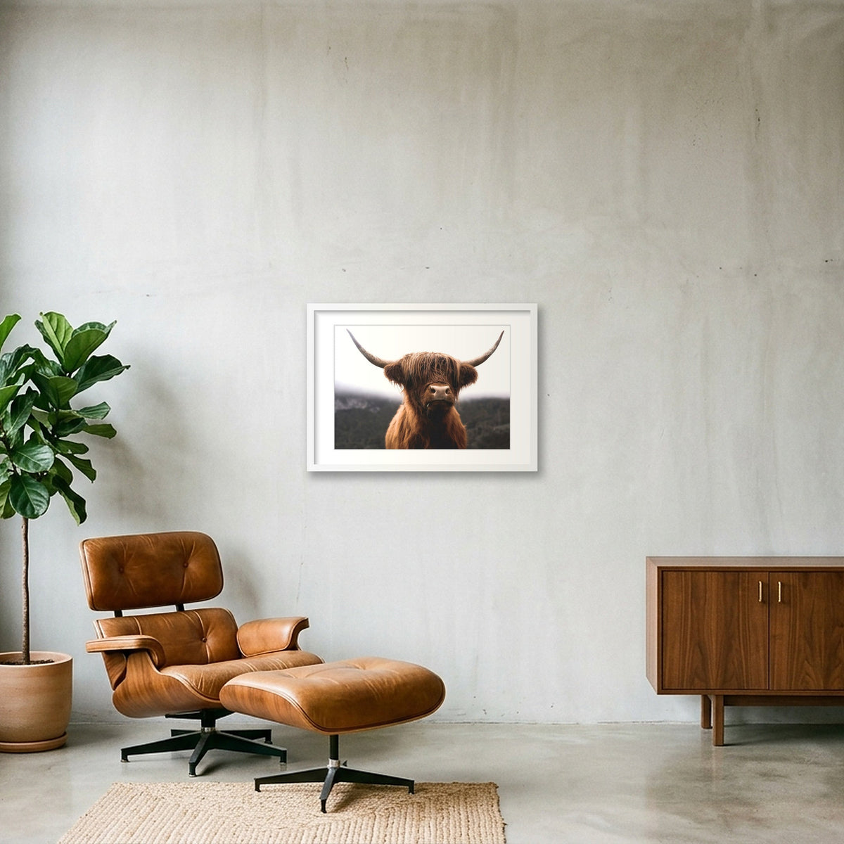 61 — 59×42cm, 23×17" White Frame