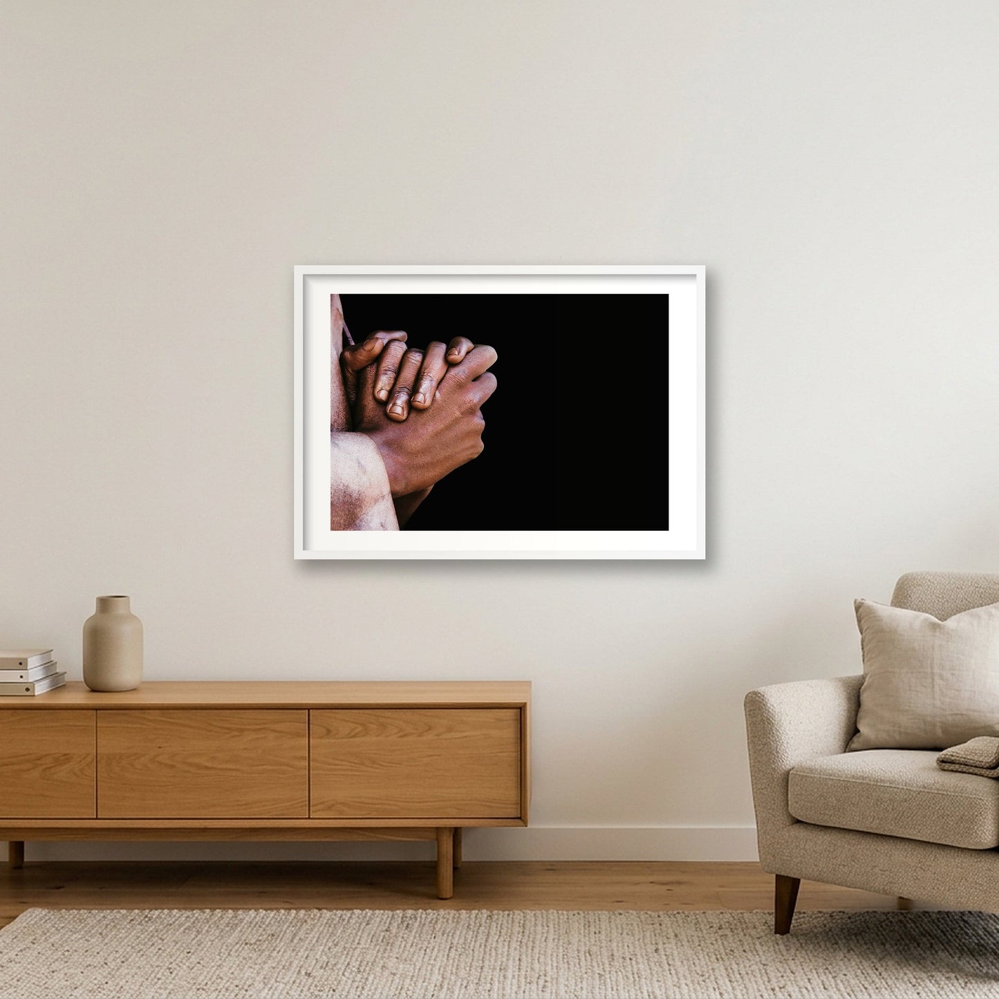 7  — 84×59cm, 33×23" White Frame