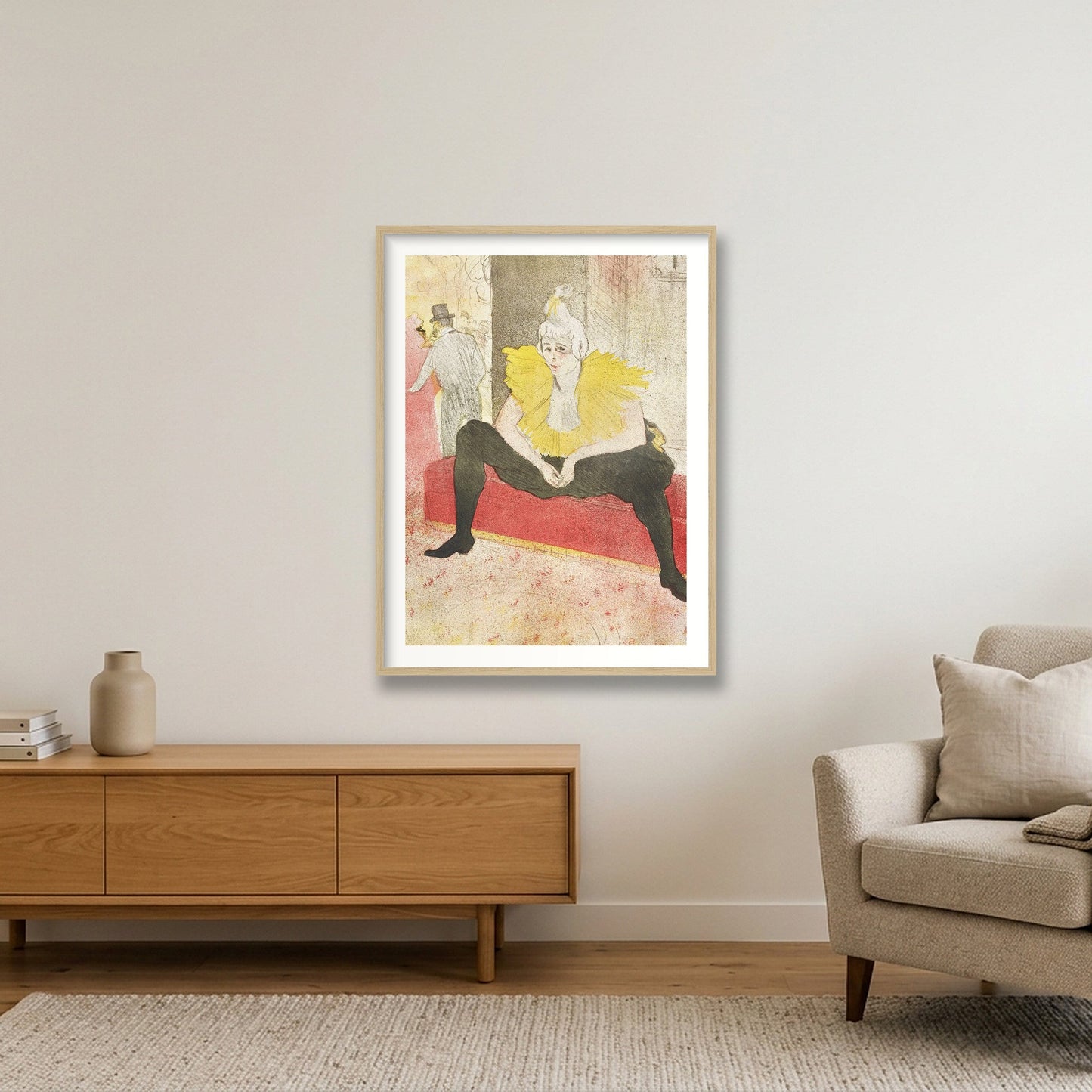 PD_325 ORIGINAL — 60×80cm, 24×31" Oak Frame