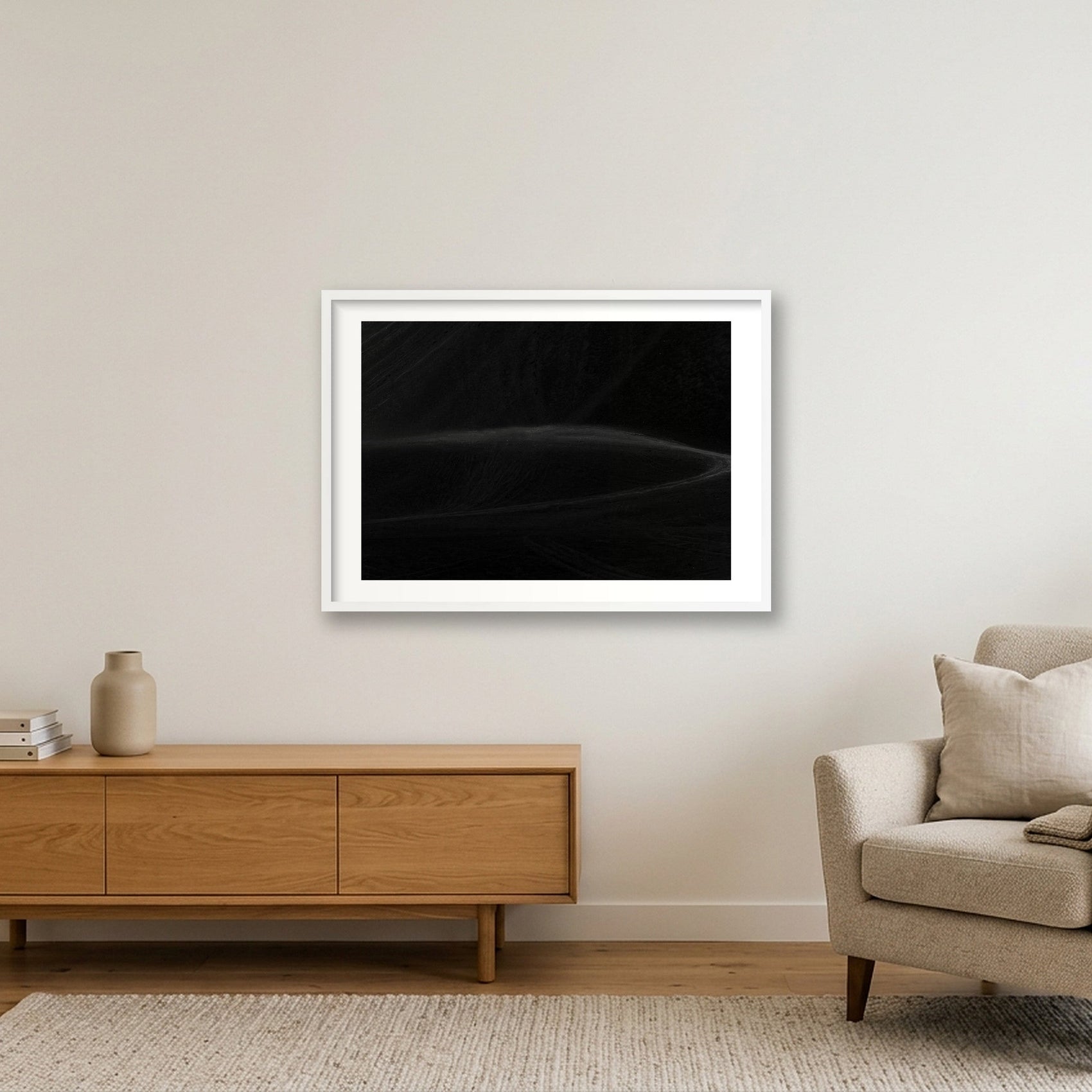 1287 — 84×59cm, 33×23" White Frame