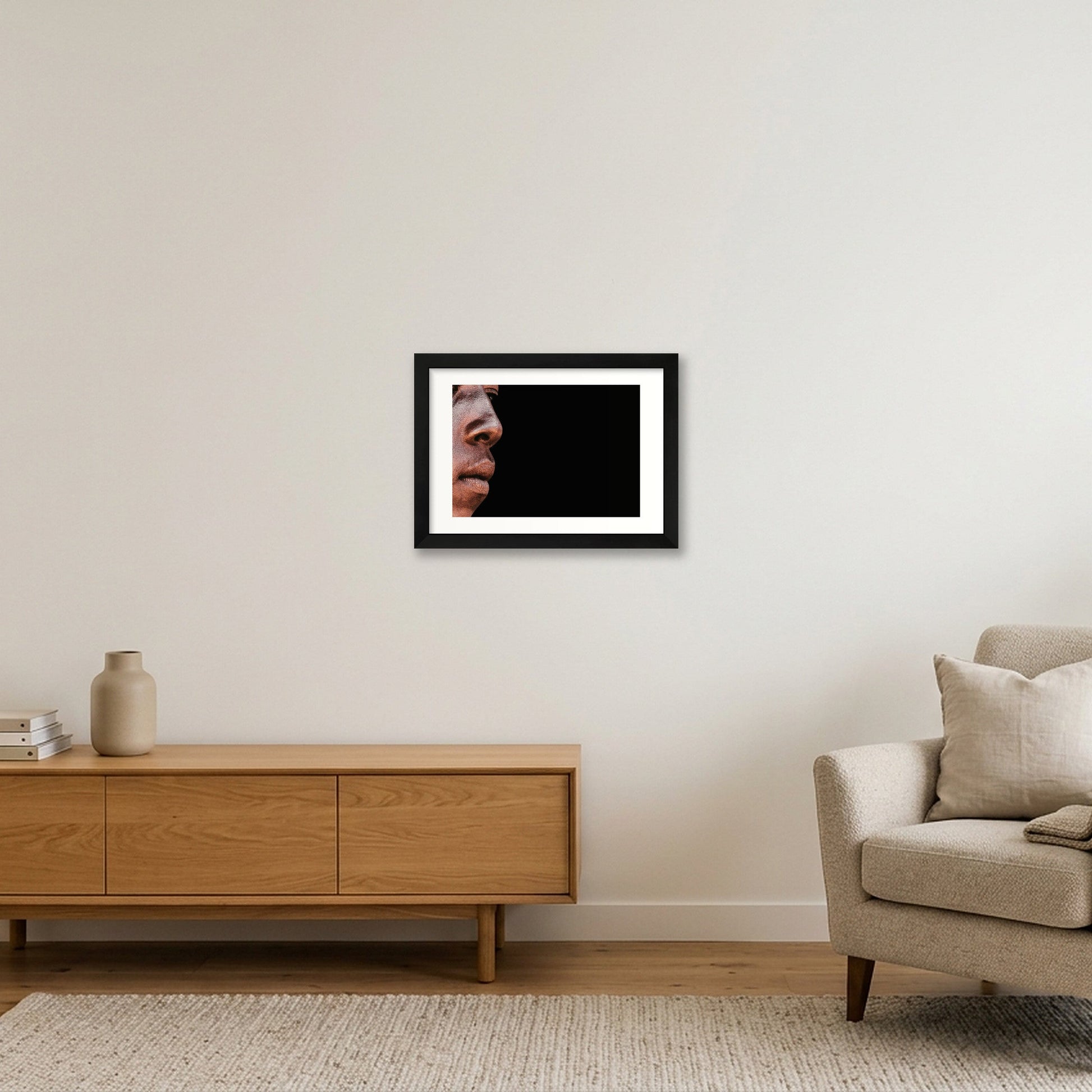 122 — A4 (30×21cm, 12×8") Black Frame