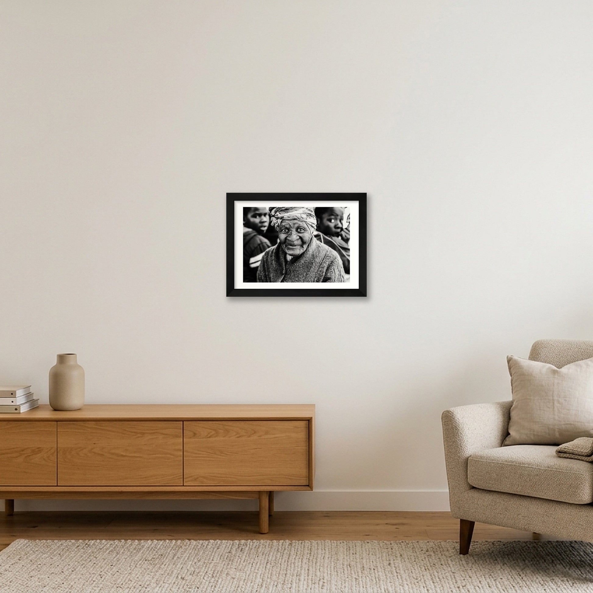 1854 — A4 (30×21cm, 12×8") Black Frame