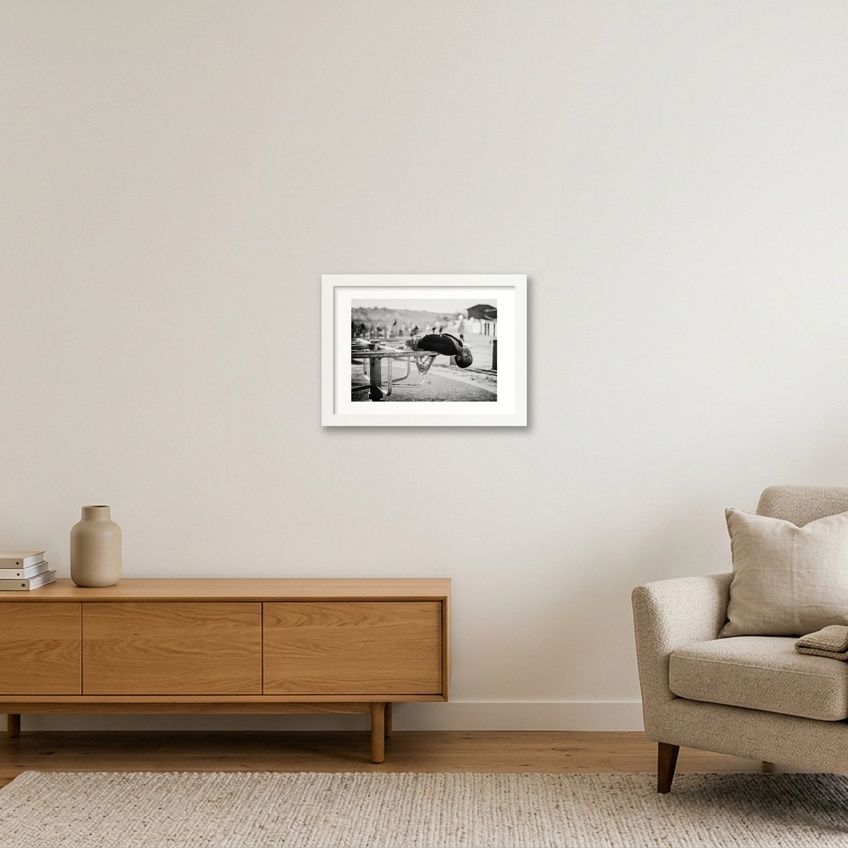 1858 — A4 (30×21cm, 12×8") White Frame
