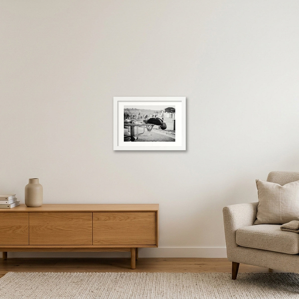 1858 — A4 (30×21cm, 12×8") White Frame