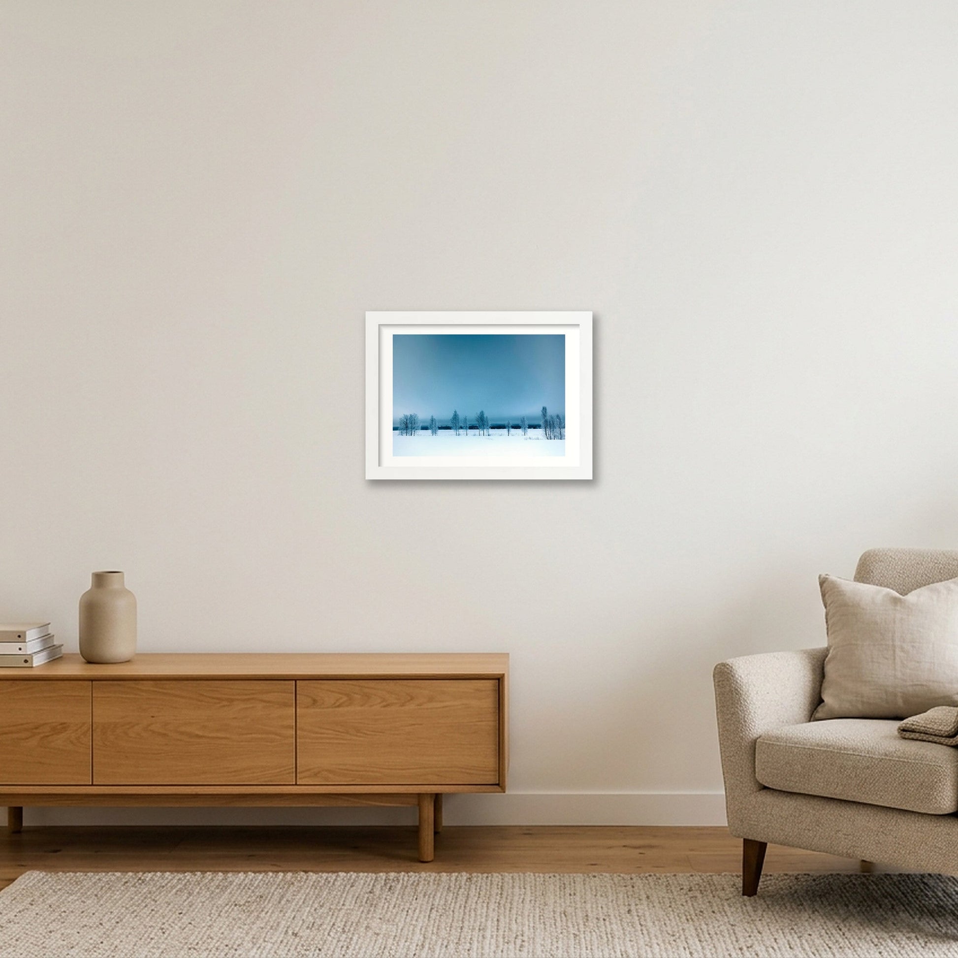 448 — A4 (30×21cm, 12×8") White Frame