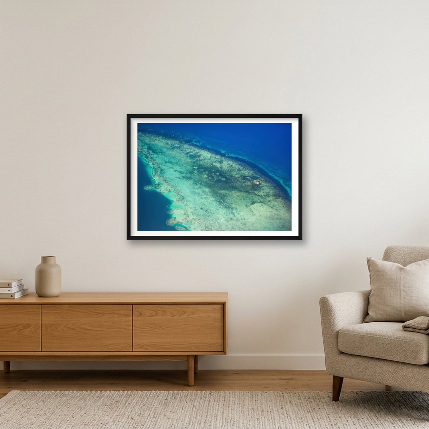 1282 — 84×59cm, 33×23" Black Frame