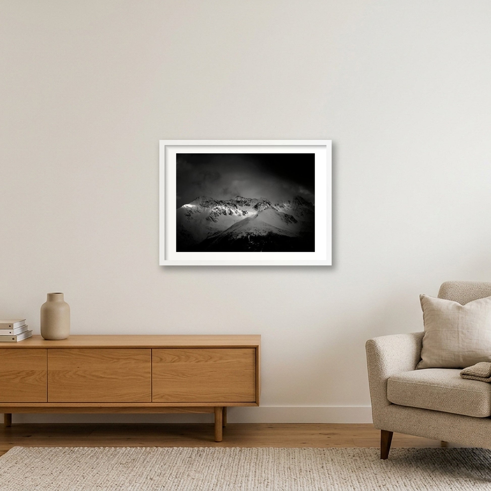 43 — 59×42cm, 23×17" White Frame