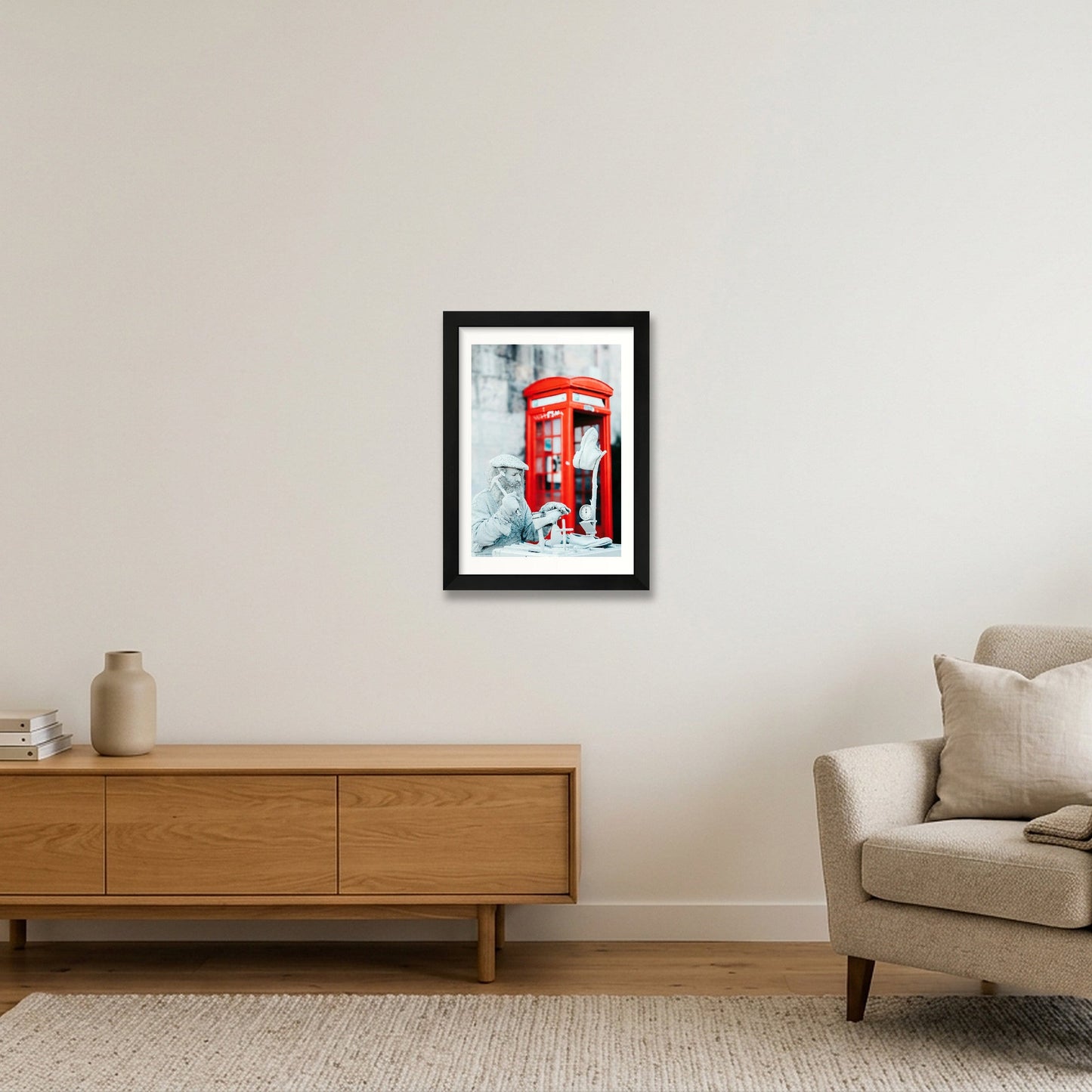 445 — A4 (21×30cm, 8×12") Black Frame
