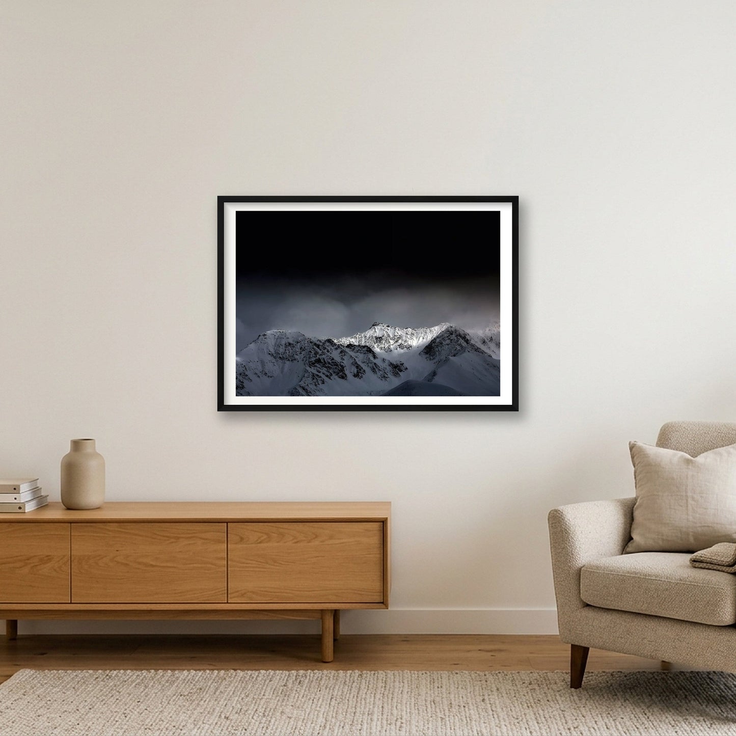 455 — 84×59cm, 33×23" Black Frame