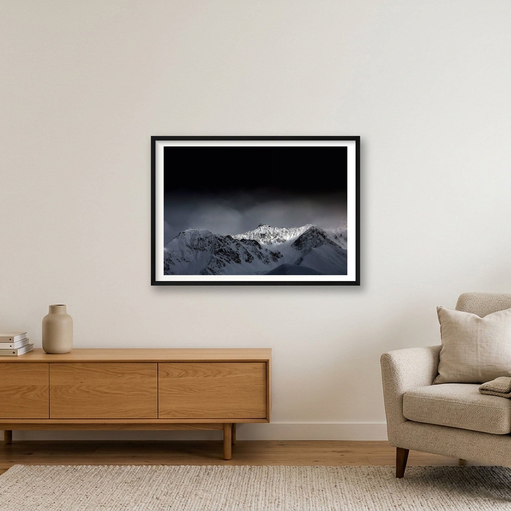 455 — 84×59cm, 33×23" Black Frame