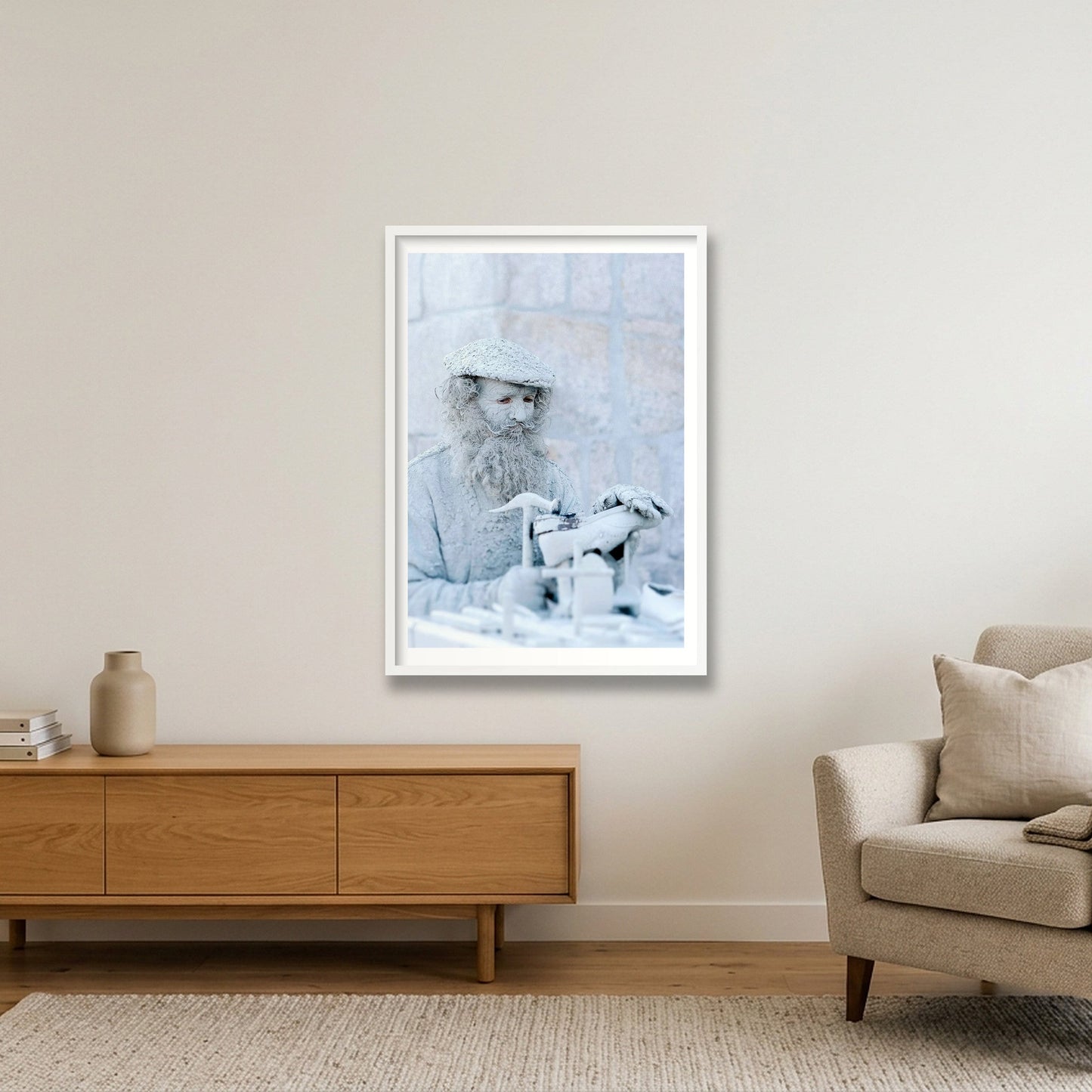422 — 59×84cm, 23×33" White Frame