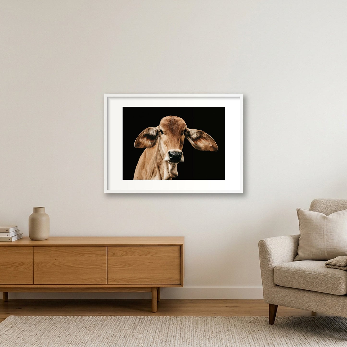 1371 — 84×59cm, 33×23" White Frame
