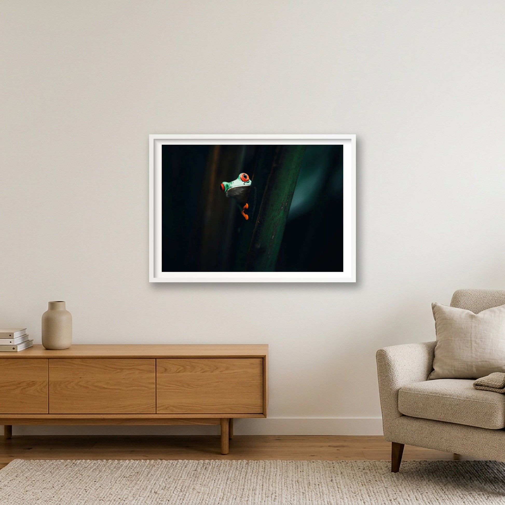 501 — 84×59cm, 33×23" White Frame
