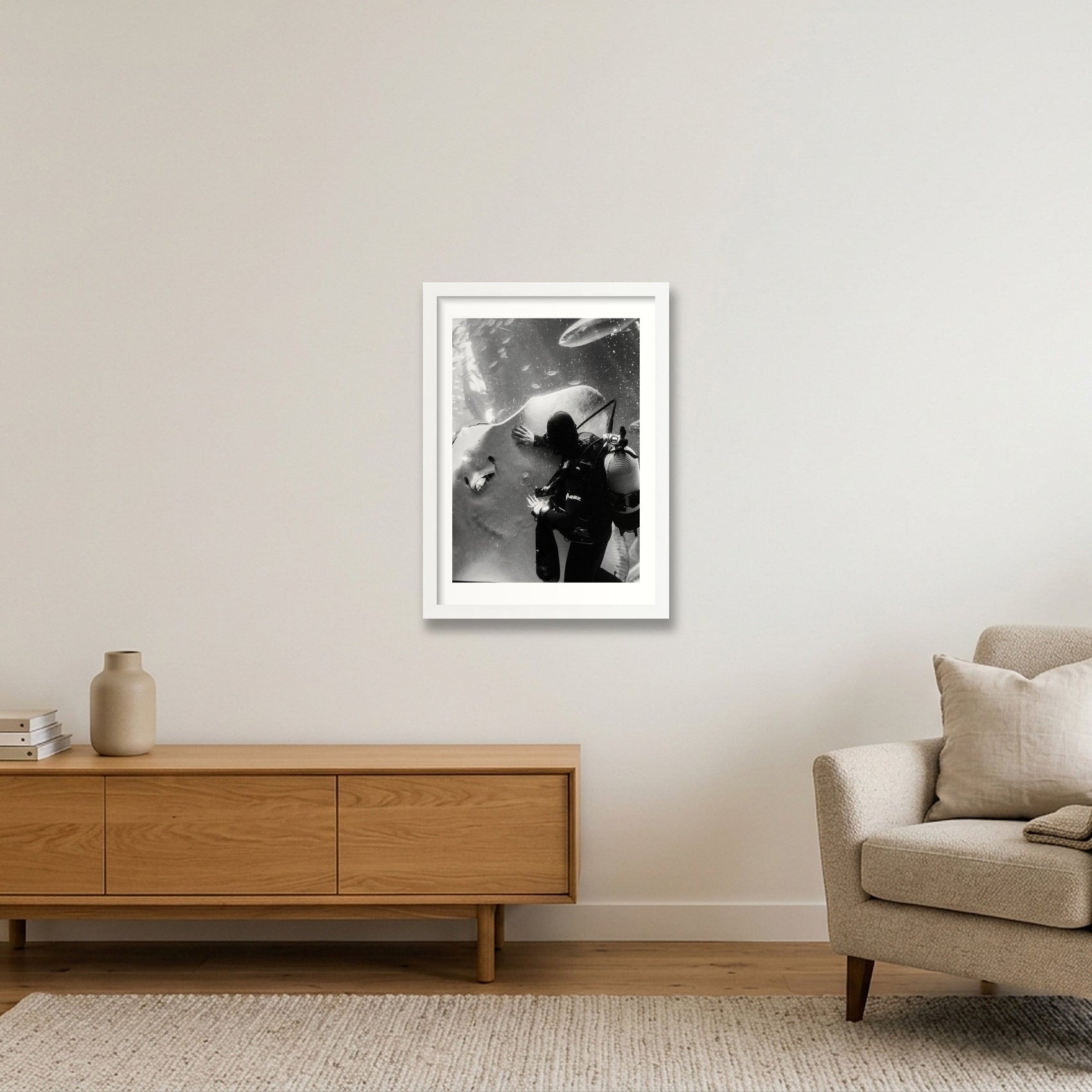 1861 — A3 (30×42cm, 12×17") White Frame