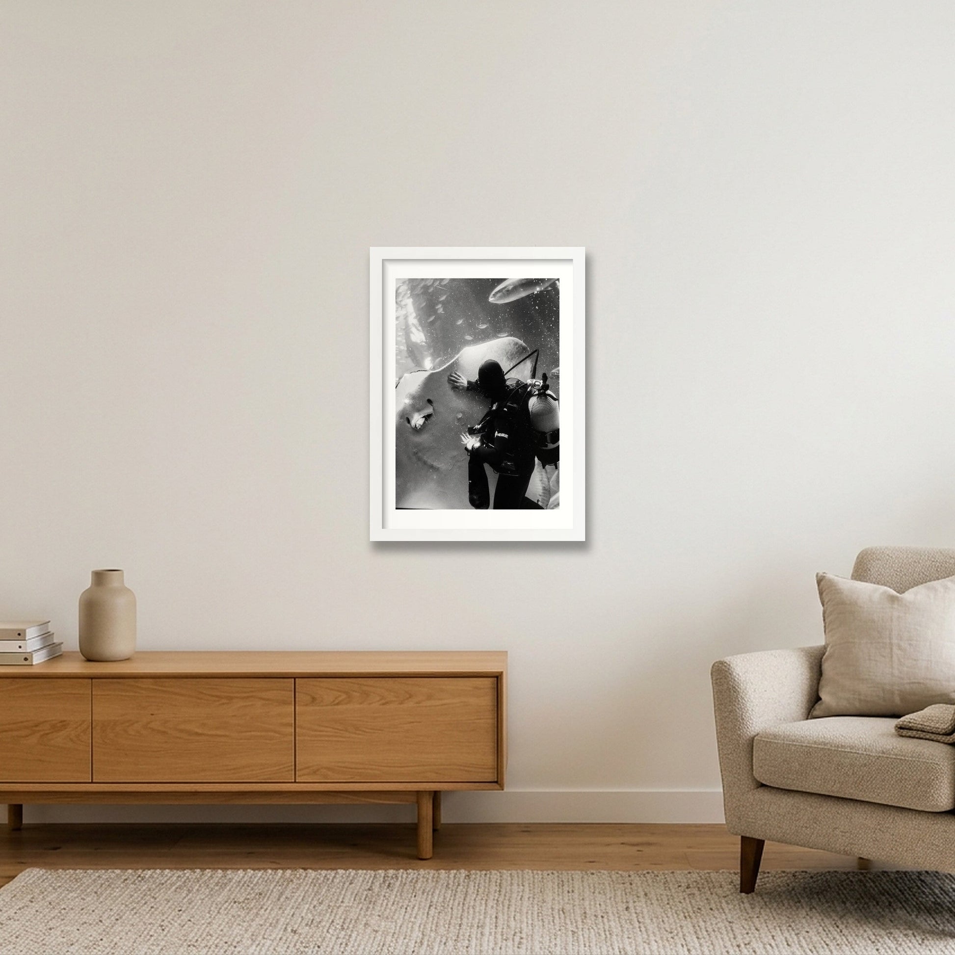 1861 — A3 (30×42cm, 12×17") White Frame