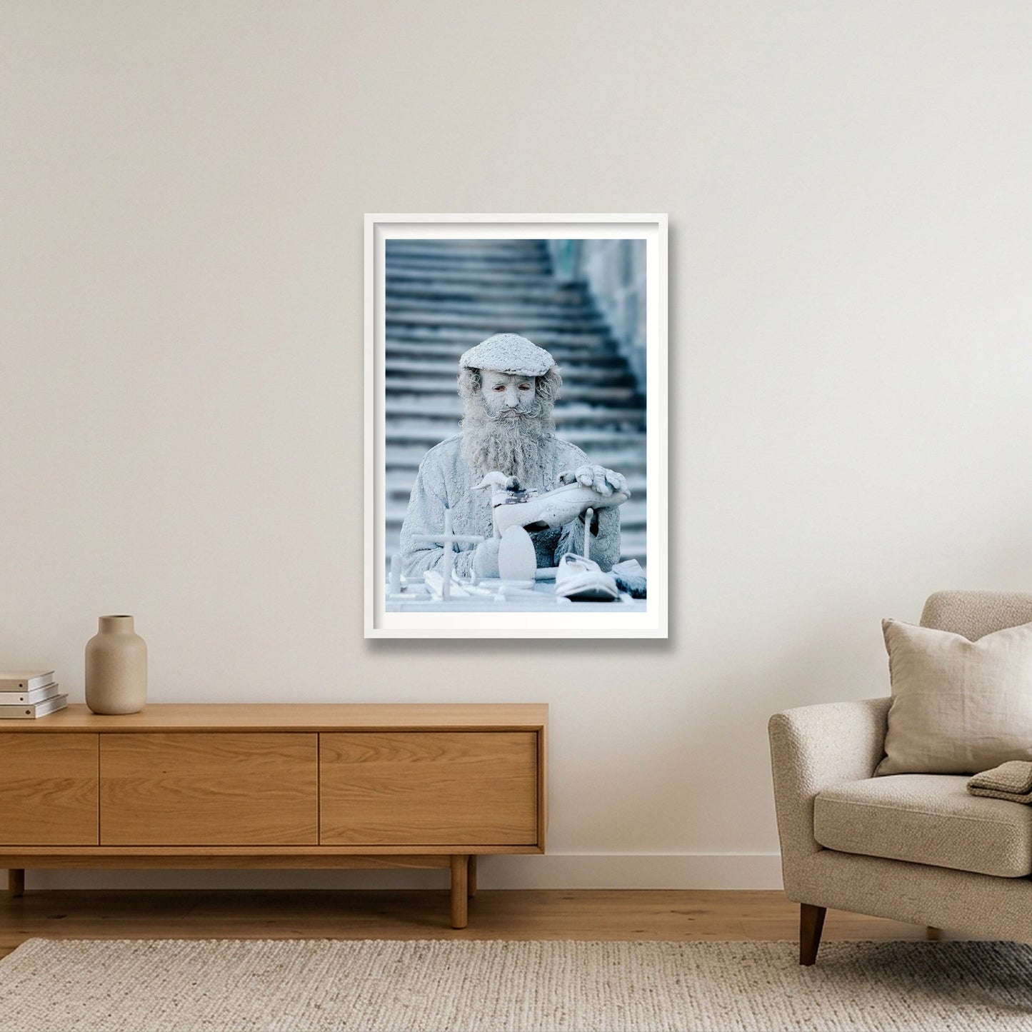 423 — 59×84cm, 23×33" White Frame