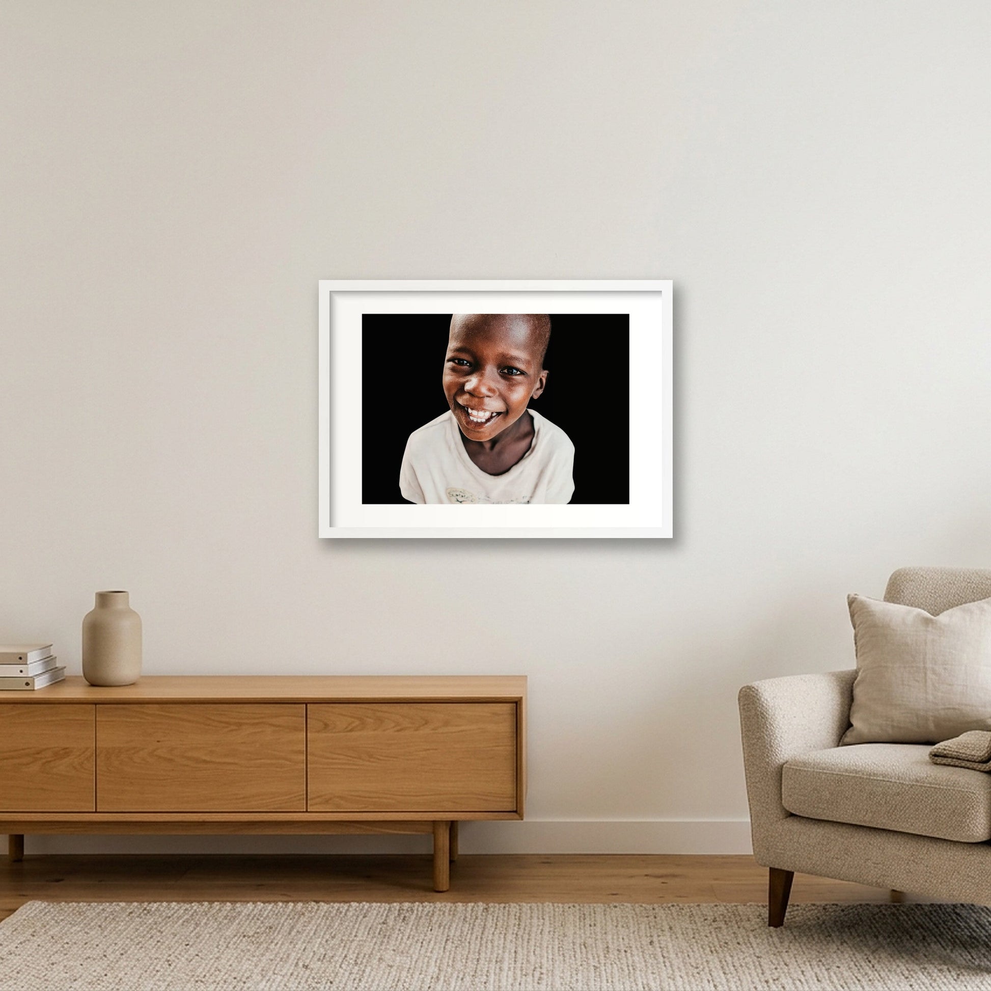 8 — 59×42cm, 23×17" White Frame