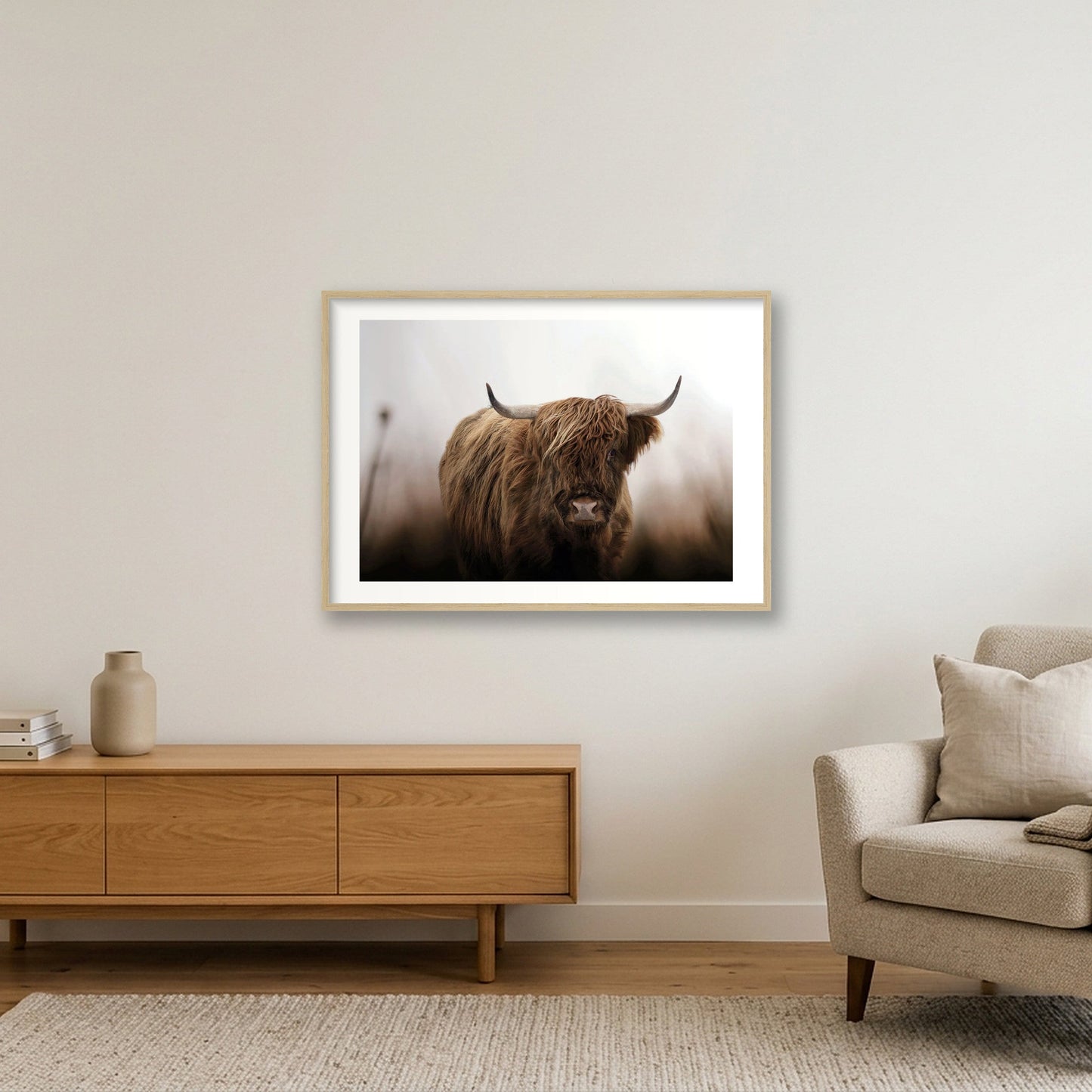 1588 — 84×59cm, 33×23" Oak Frame