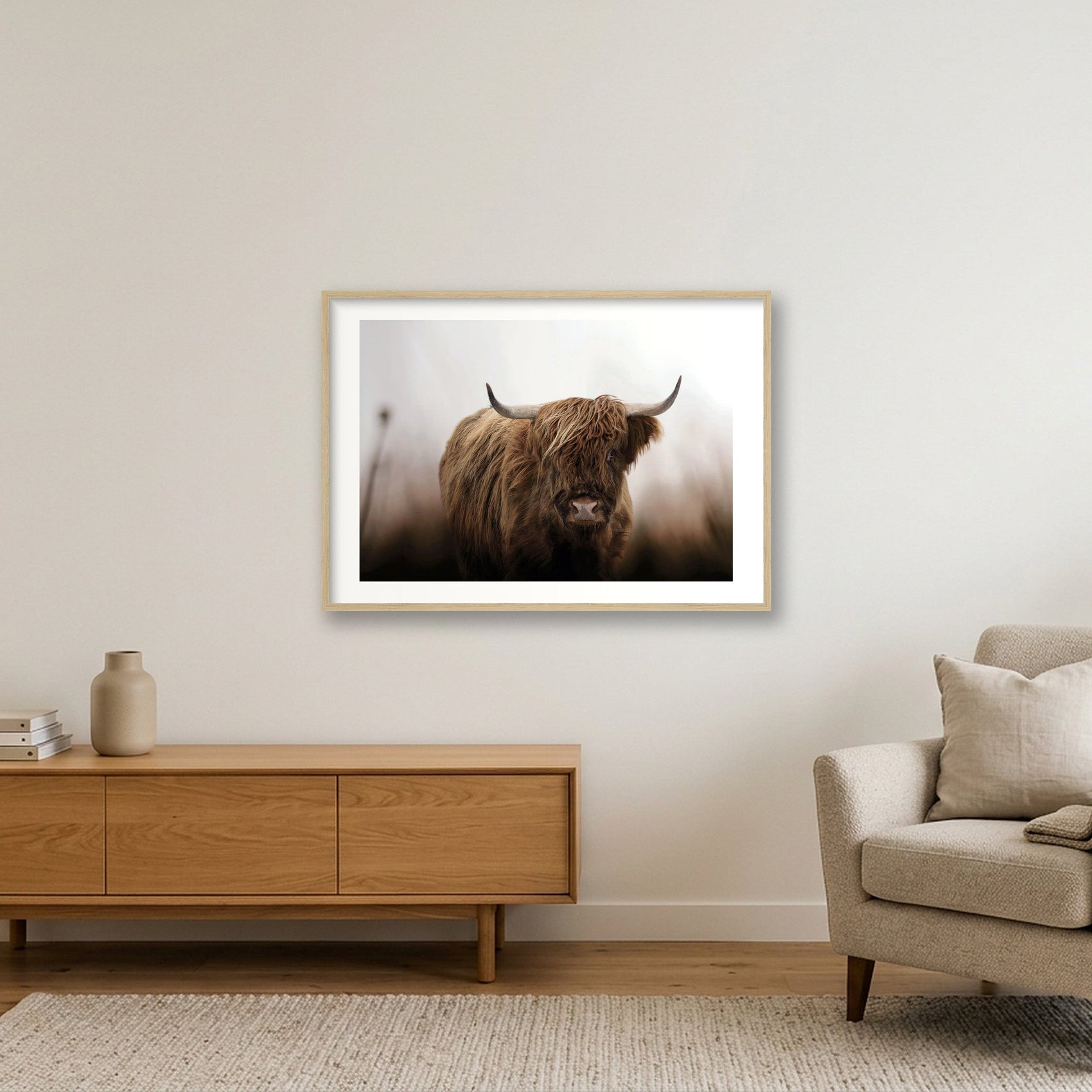 1588 — 84×59cm, 33×23" Oak Frame
