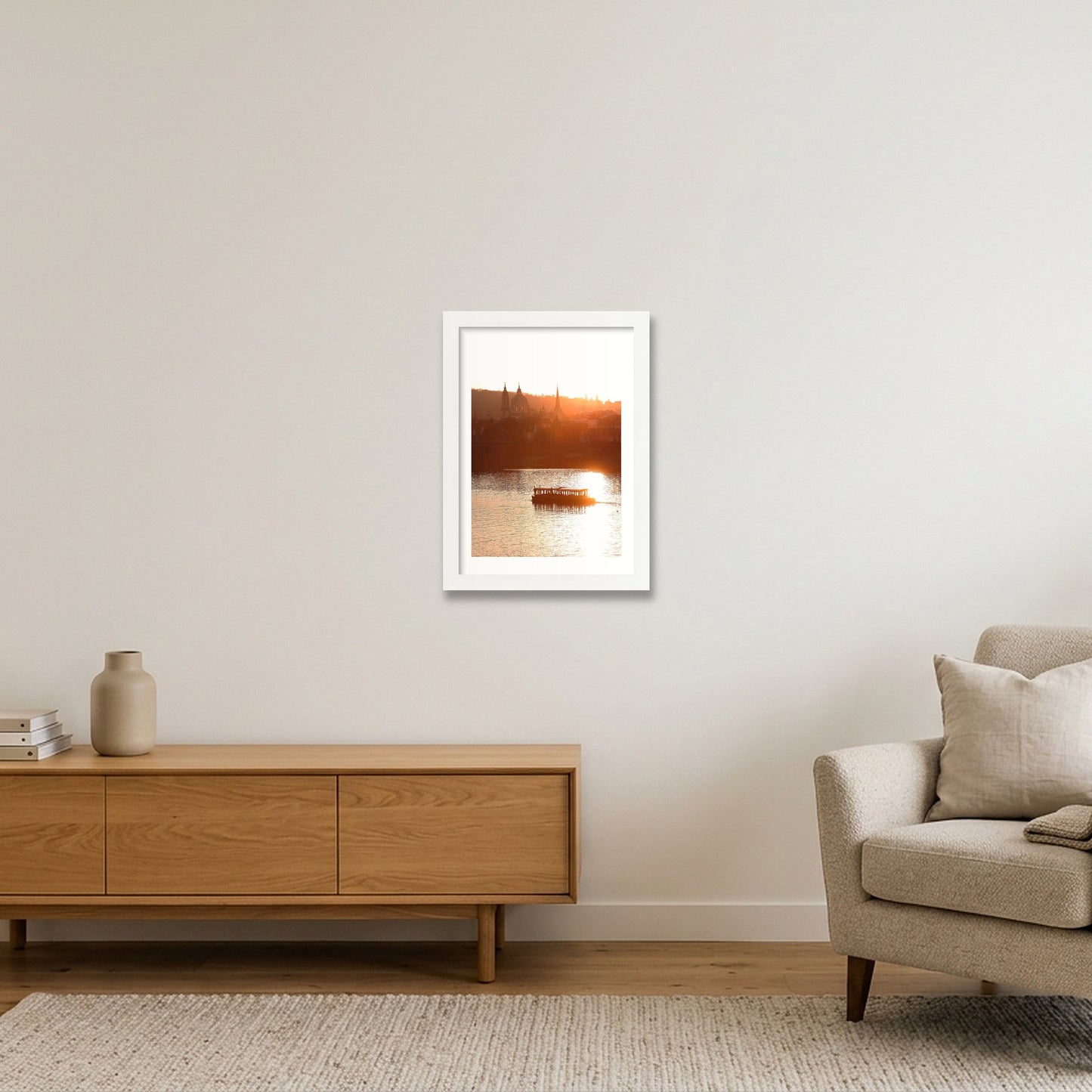 470 — A4 (21×30cm, 8×12") White Frame
