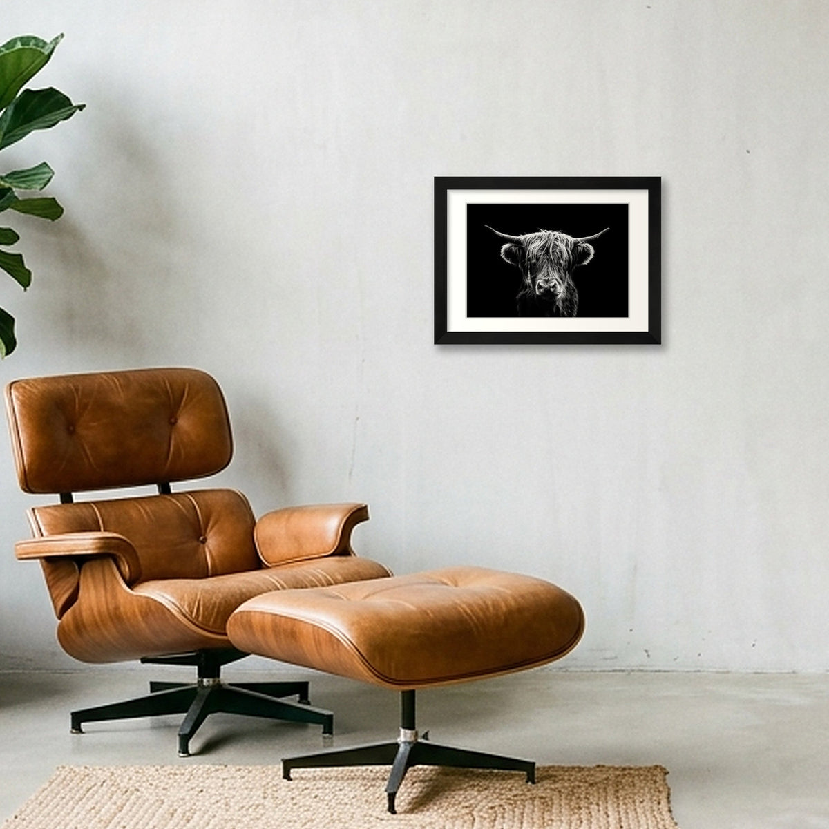107  — A4 (30×21cm, 12×8") Black Frame