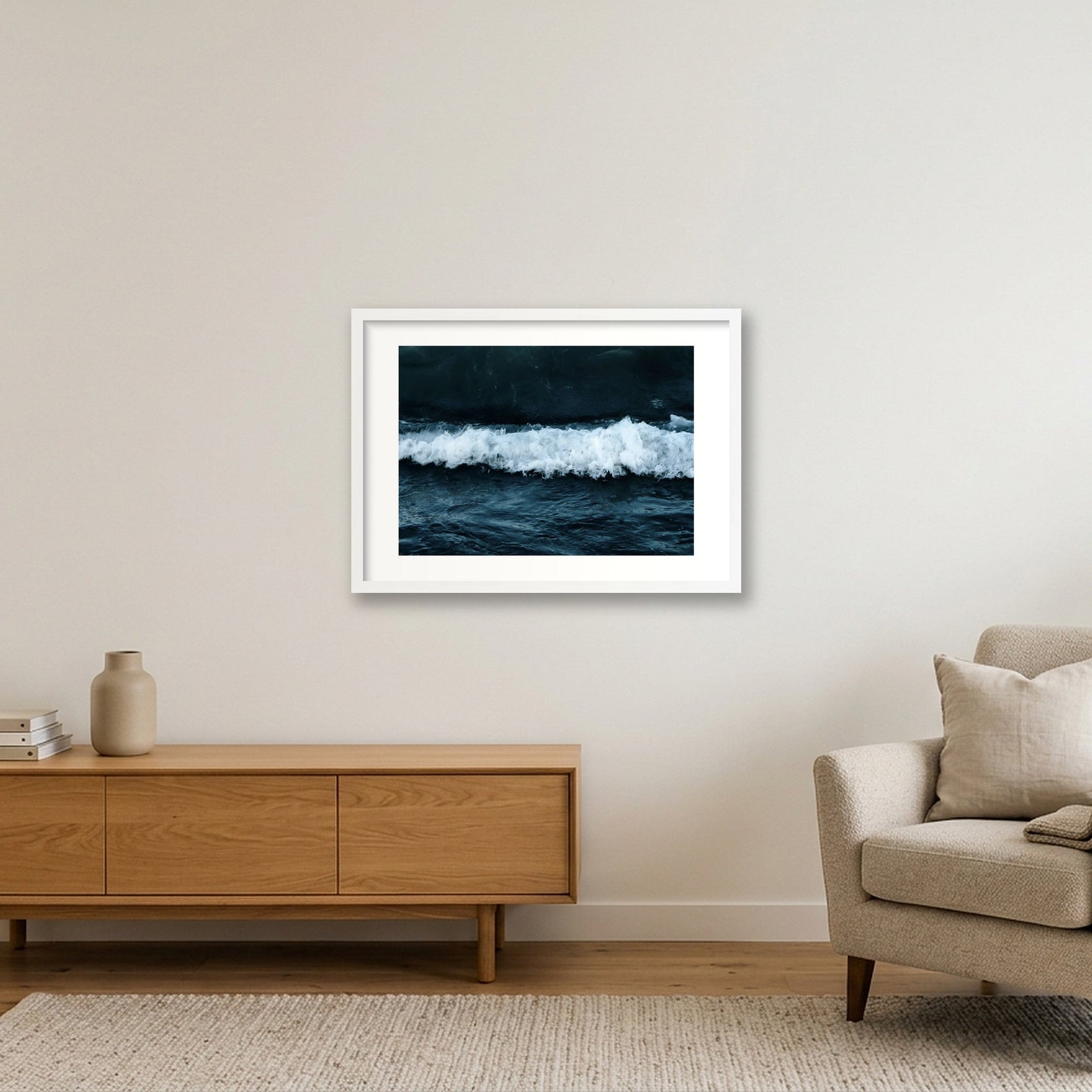 1820 — 59×42cm, 23×17" White Frame