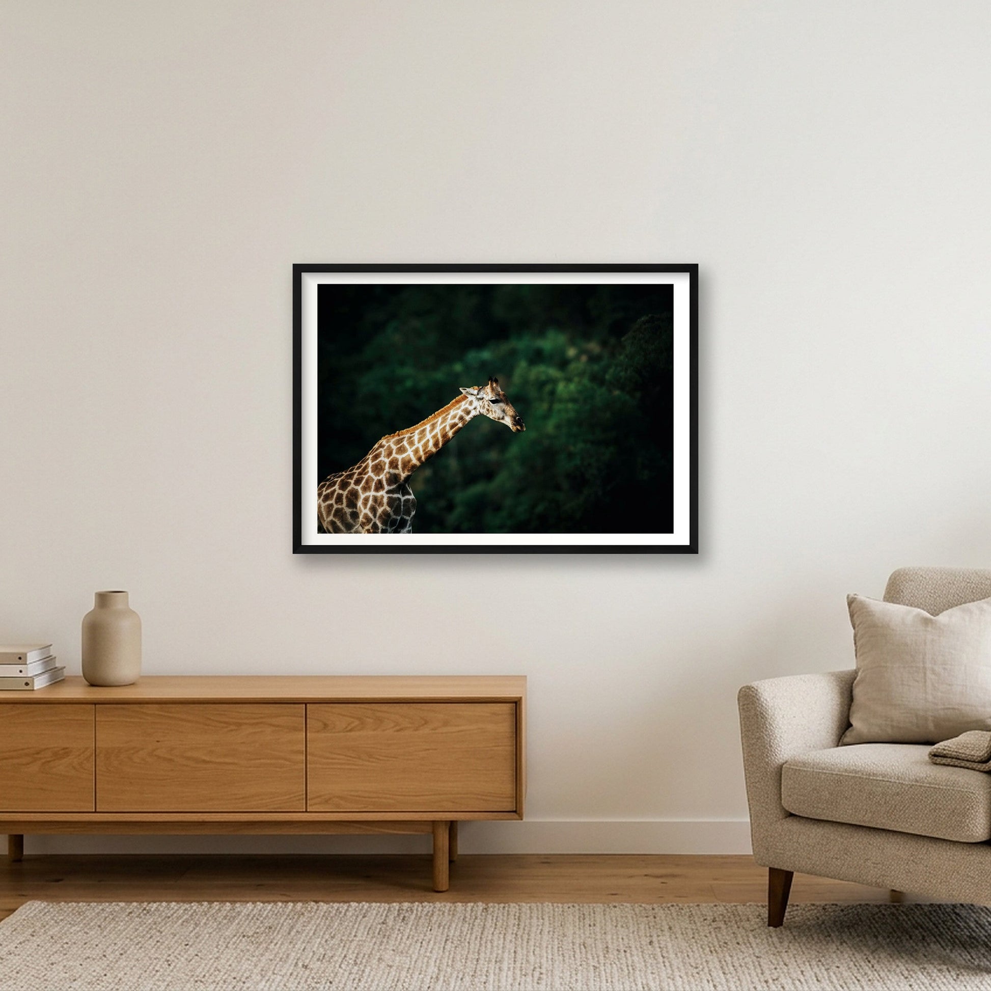433 — 84×59cm, 33×23" Black Frame