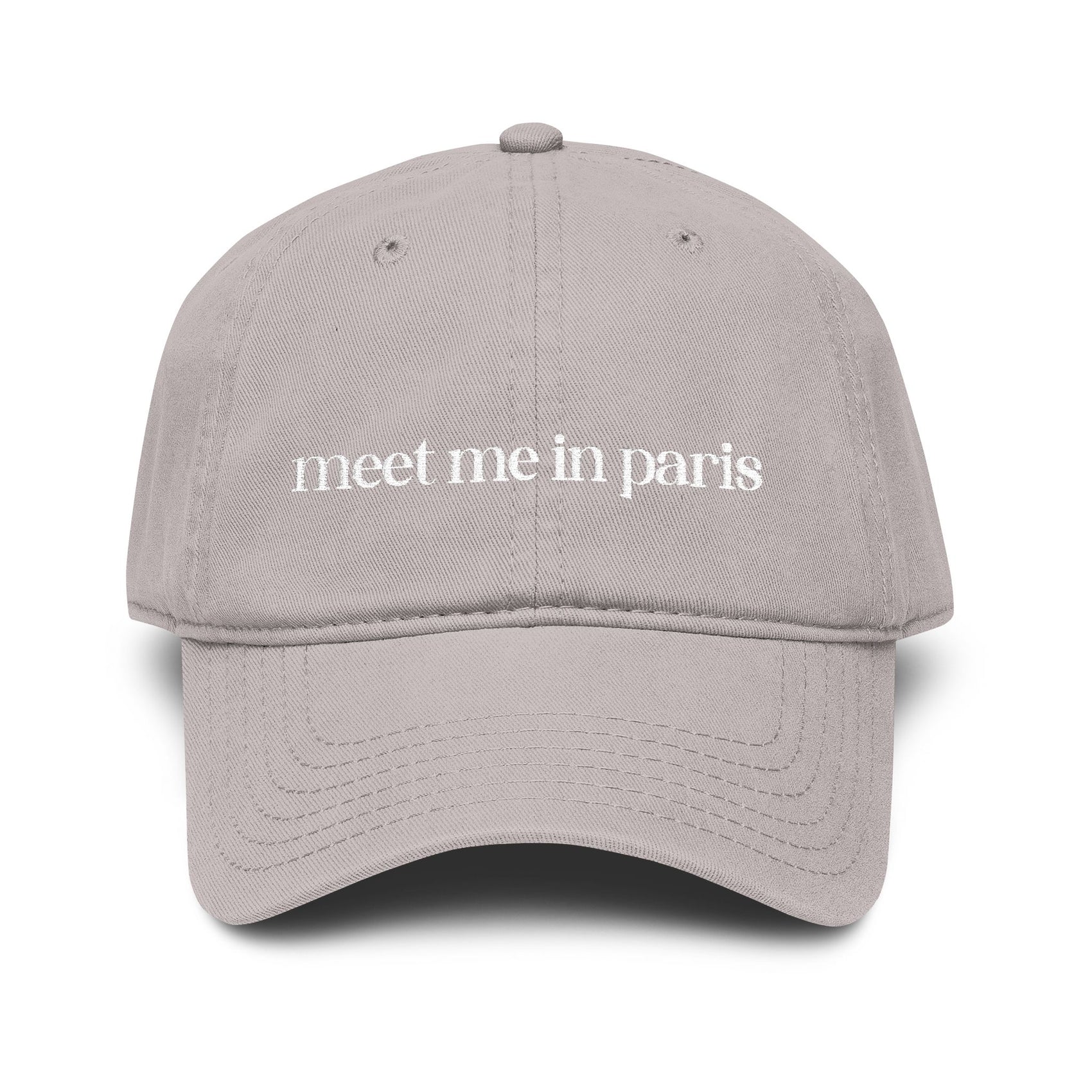Embroidered Paris Hat For Summer Vacation Paris Travel Hat Gift For France Lover Romantic City Hat Europe Trip Outfit For Travel Lover Gift