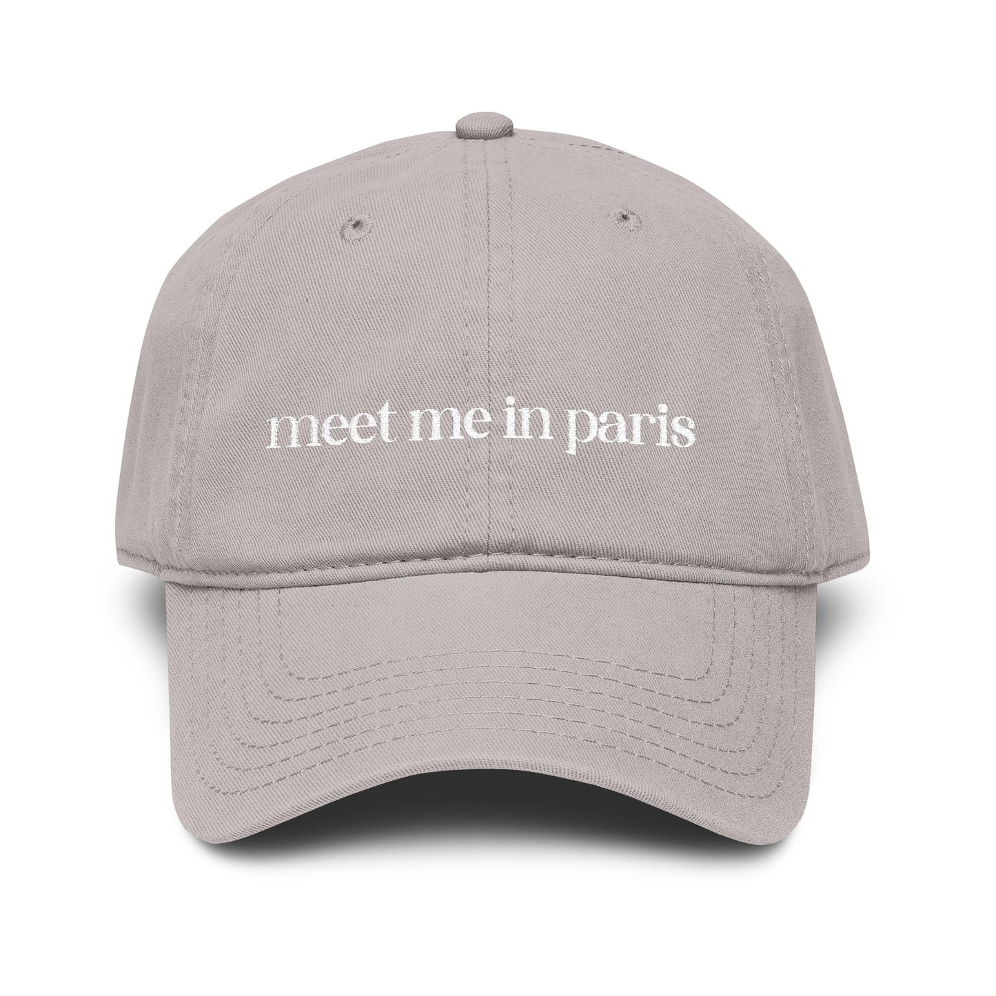 Embroidered Paris Hat For Summer Vacation Paris Travel Hat Gift For France Lover Romantic City Hat Europe Trip Outfit For Travel Lover Gift