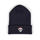 Embroidered Skull Santa Beanie Gift For Sister Christmas Cuffed Hat Present For Brother Gothic Winter Accessory Cozy Unisex Streetwear Style