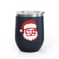 Santa Wine Tumbler Christmas Gift for Wine Lovers Festive Holiday Cup Cute Stainless Steel Travel Mug for Boyfriend Gift For Friend Xmas