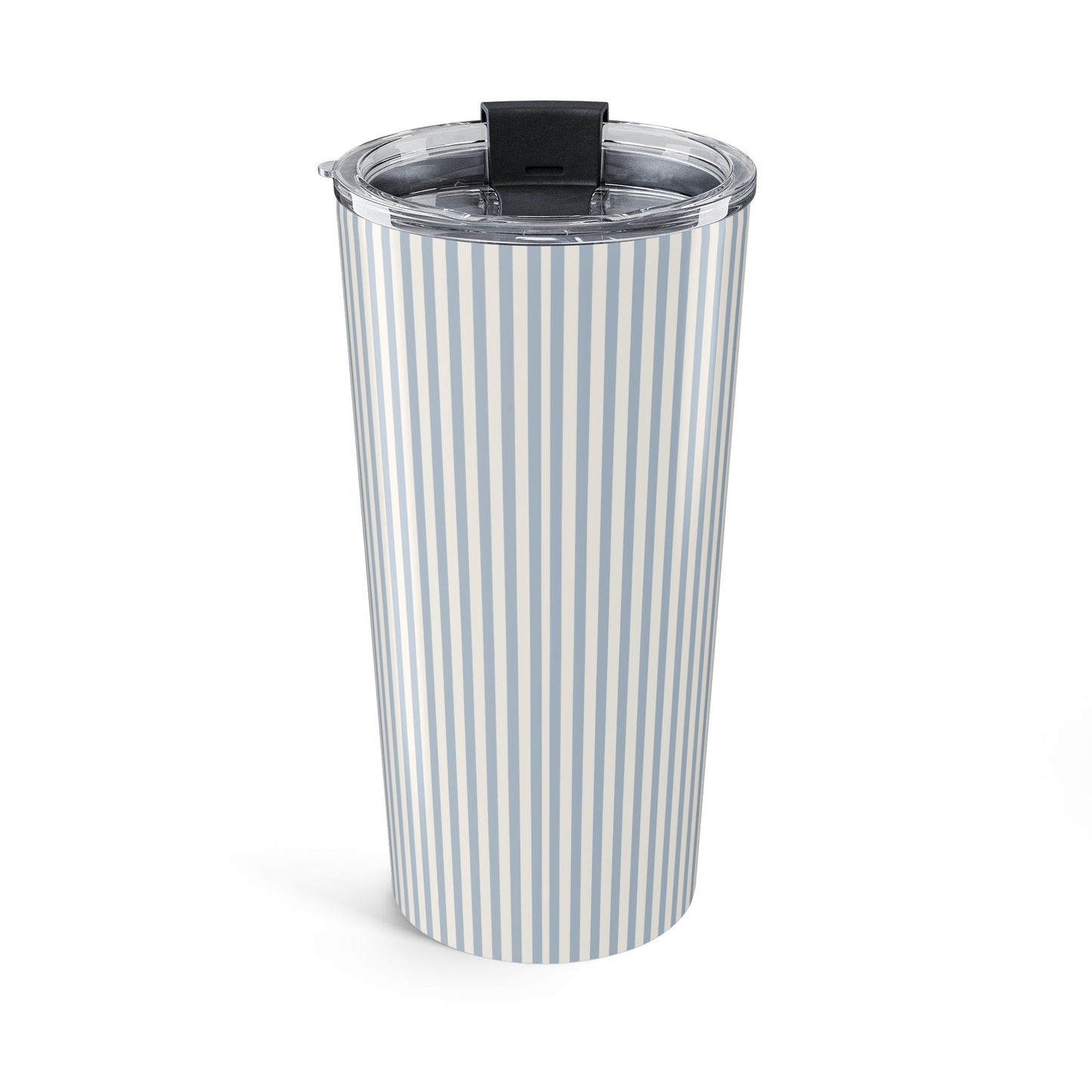 Personalized Tumbler Present For Her Custom Drinkware Friend Mug Blue Stripe Coworker Keepsake Travel Cup Birthday Surprise Chic Accessory