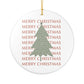 Christmas Tree Ornament For New Home Gift Neutral Holiday Keepsake For First Christmas Boho Tree Decor For Mom Gift Sage Green Ornament