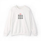 Embroidered Fa La La Sweatshirt Minimalist Holiday Pullover Cozy Neutral Crewneck Aesthetic Christmas Top Hygge Mom Apparel Subtle Festive