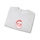 Santa Face Christmas Sweatshirt Gift For Best Friend Holiday Crewneck Present For Women Vintage Graphic Pullover Cozy Winter Outfit Top Styl