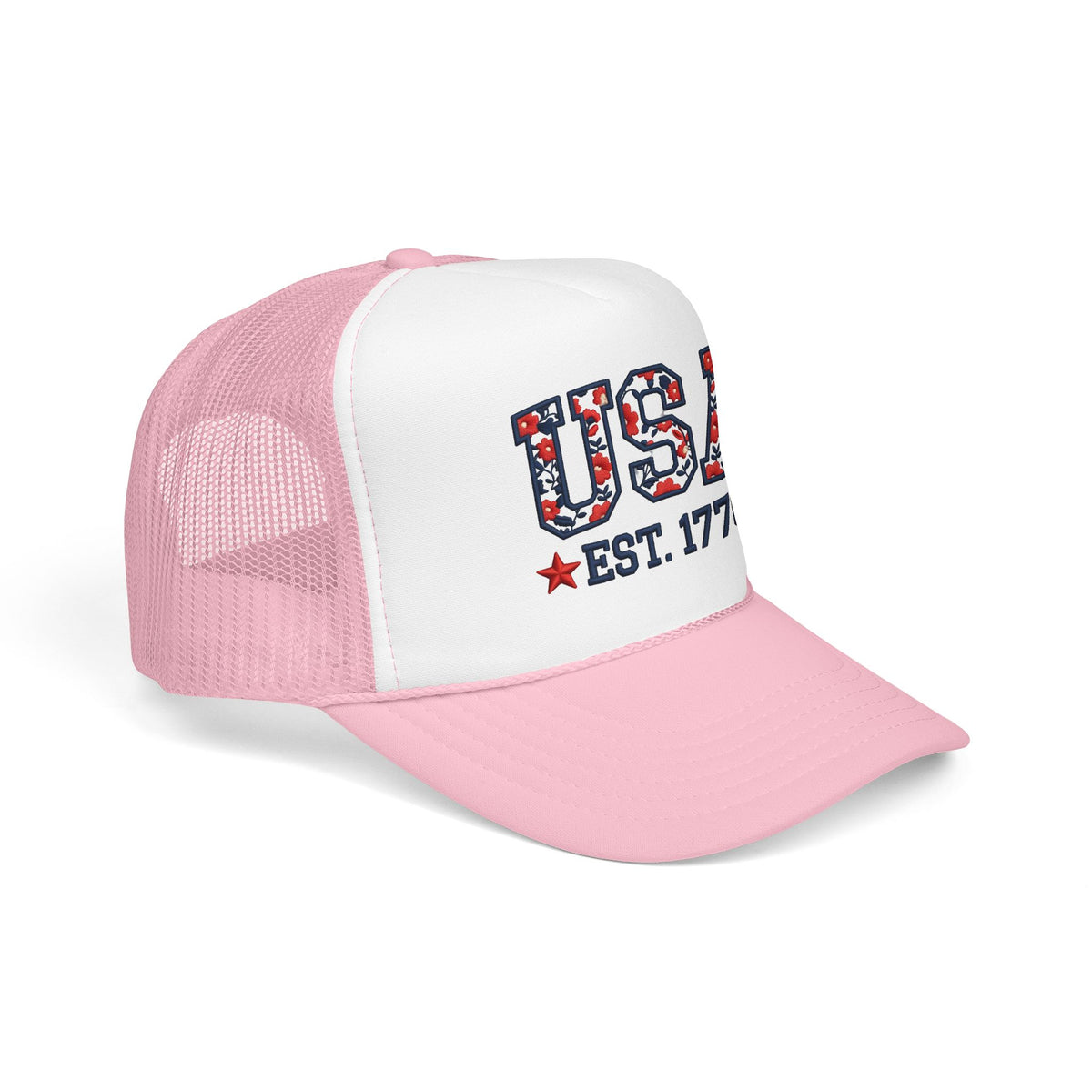 USA 250th Anniversary Hat For Anniversary Gift America 250 Cap 4th Of July Hat for Womens Patriotic Floral Cap Gift For Outdppr Activities