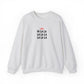 Embroidered Fa La La Sweatshirt Minimalist Holiday Pullover Cozy Neutral Crewneck Aesthetic Christmas Top Hygge Mom Apparel Subtle Festive