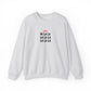 Embroidered Fa La La Sweatshirt Minimalist Holiday Pullover Cozy Neutral Crewneck Aesthetic Christmas Top Hygge Mom Apparel Subtle Festive