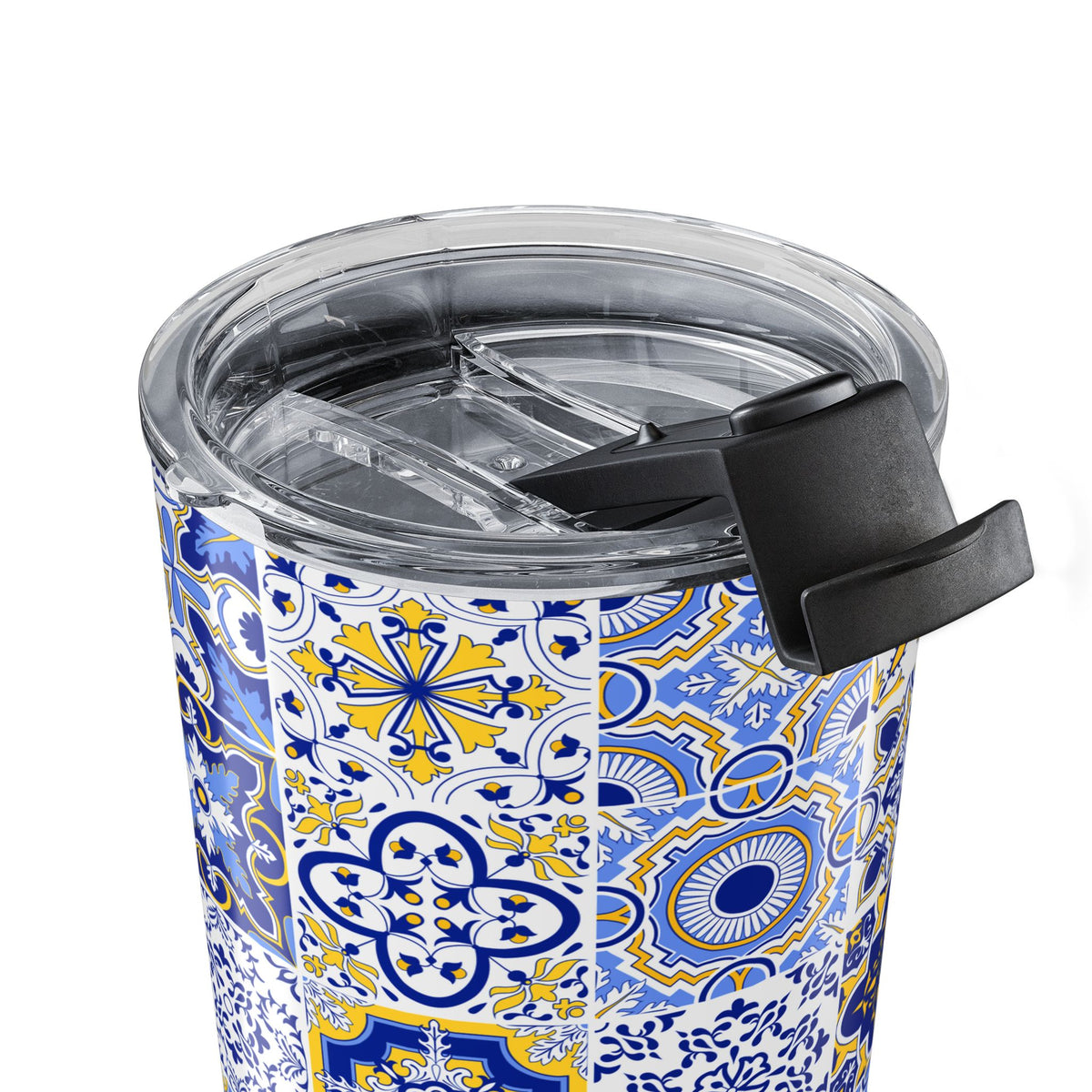 Mediterranean Summer Tumbler for Coastal Kitchen Lovers Italian Cafe Aesthetic Greek Island Decor Portuguese Travel Gift For Travelers Mug