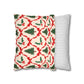 Christmas Tree Pillowcase Gift For Mom Holiday Cushion Cover Present For Sister Red Bow Faux Suede Winter Home Decor Cozy Sofa Accent Style