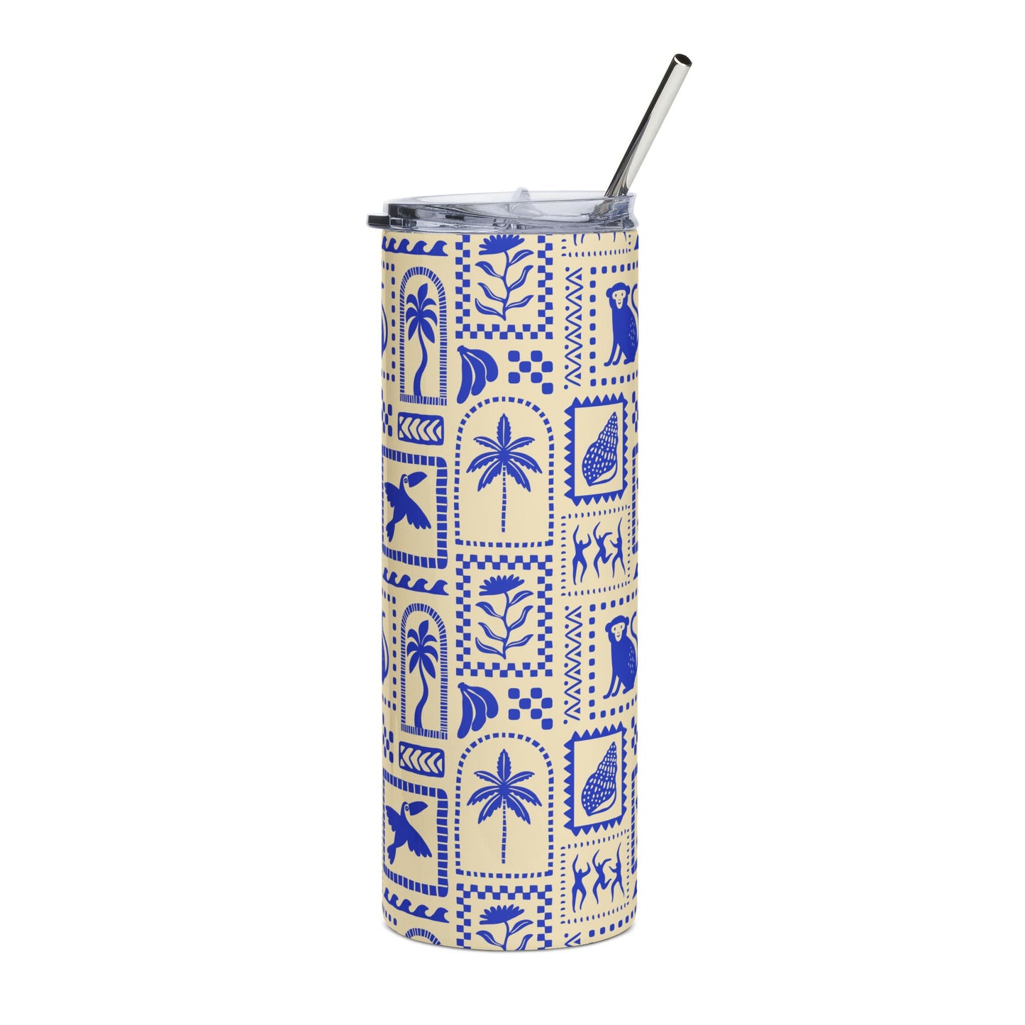 Tropical Travel Tumbler Vacation Gift Beach Lover Drinkware Resort Coffee Cup Island Adventure Poolside Cruise Hydration Companion