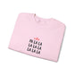 Embroidered Fa La La Sweatshirt Minimalist Holiday Pullover Cozy Neutral Crewneck Aesthetic Christmas Top Hygge Mom Apparel Subtle Festive