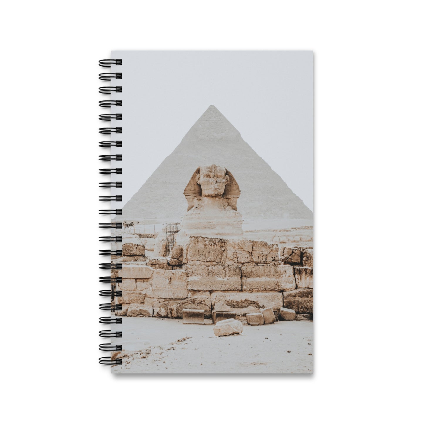 Great Sphinx Spiral Notebook Egypt Gift Pyramid Journal Cairo Travel Diary Ancient Wonders Writing Book Archaeology Lover Present History