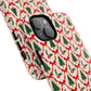 Christmas Tree Phone Case Gift For Sister Magnetic iPhone Cover Holiday Bow Pattern Tough Protective Accessory Winter Style Charm For Her