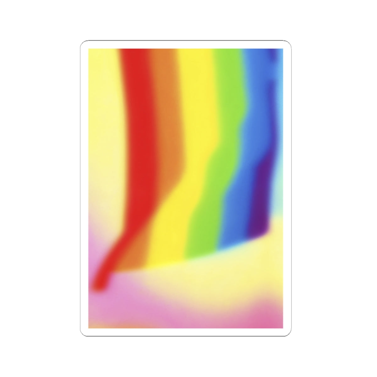 Rainbow Gradient Sticker For Laptop Decal Gift For Best Friend Aesthetic Pride Journal Accessory Cute Tech Decor Art Lover Birthday Find