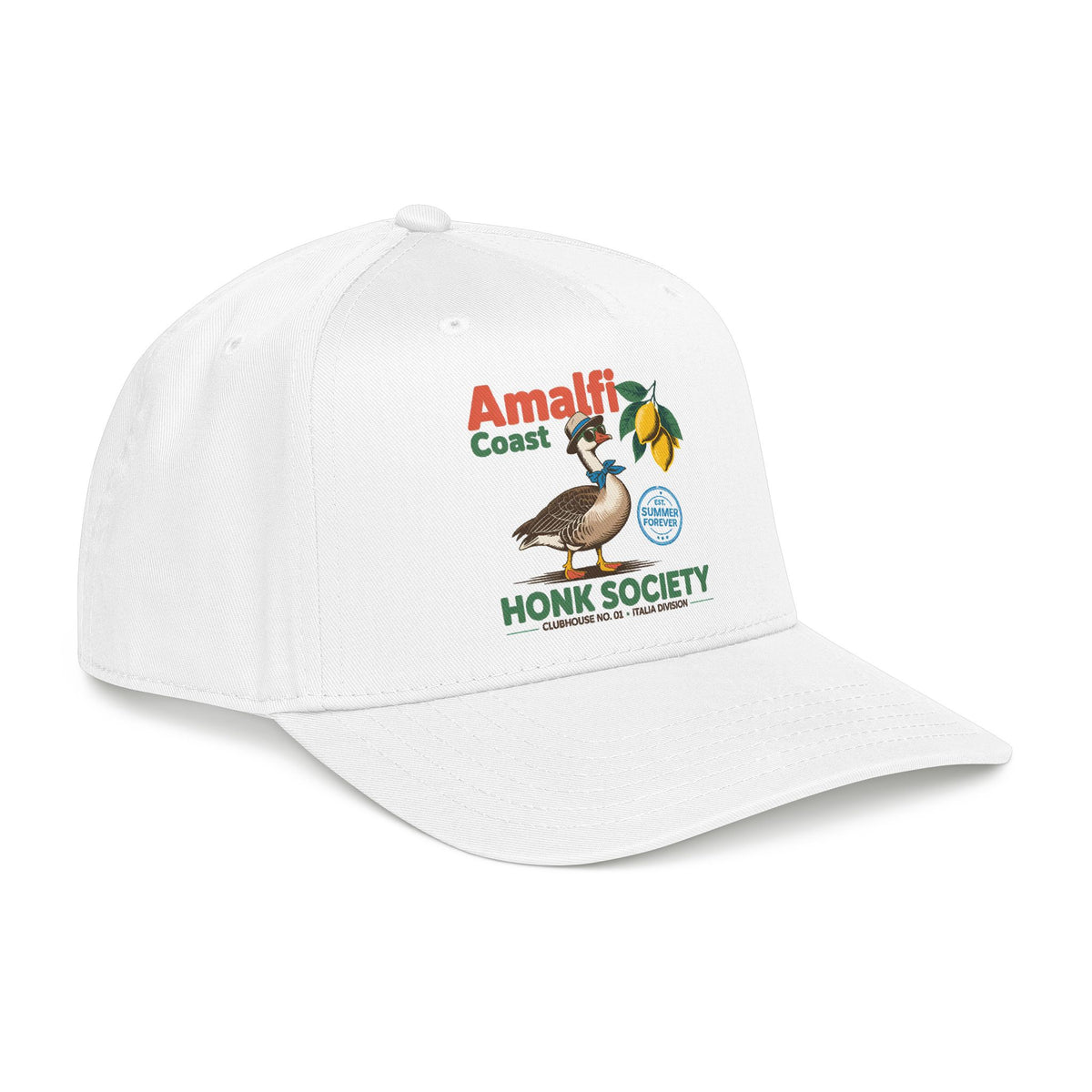 Amalfi Coast Hat Italian Summer Cap Lemon Travel Hat Coastal Vacation Outfit Europe Trip Hat Cute Travel Gift Seaside Style Cap Gift For Him