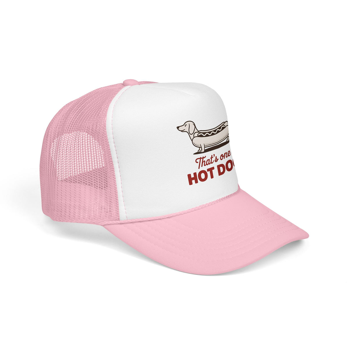 Hot Dog Trucker Hat For Outdoor Activities Funny Dachshund Cap for Summer Vacation Dog Lover Gift for Dad Cute Summer Hat BBQ Party Cap