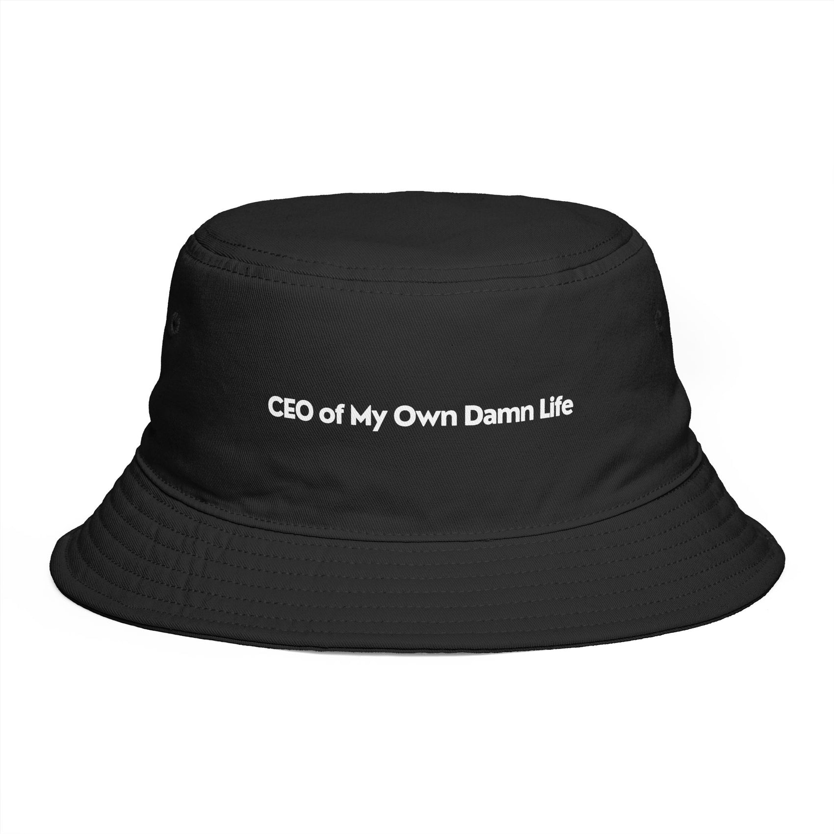 Funny Entrepreneur Bucket Hat Motivational Cotton Sun Hat Business Owner Gift Empowerment Fashion For Independent Women Travel Accessory