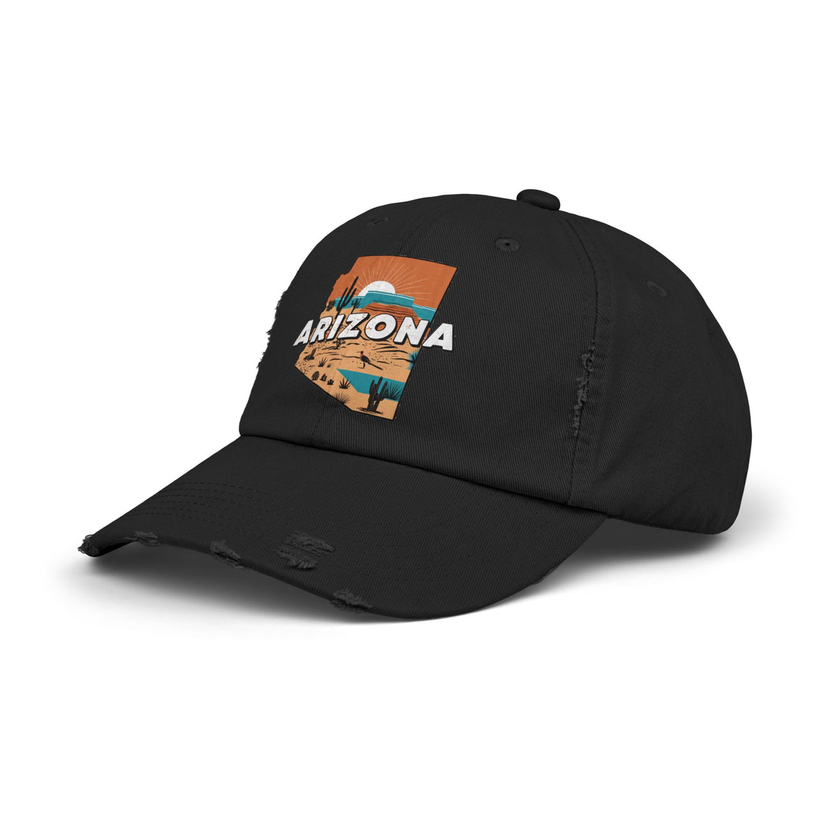 Arizona Desert Dad Hat Distressed Travel Cap Vintage Southwest Aesthetic Outdoor Adventure Hat Road Trip Style Casual Everyday Wear Gift