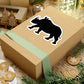 Black Rhino Silhouette Sticker | Kiss-Cut Sticker